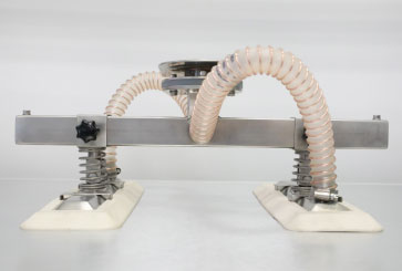 Vakuum Heber eco und flexi smilift, Lastaufnahme für Kartons und Platten, SMI Handling Systeme