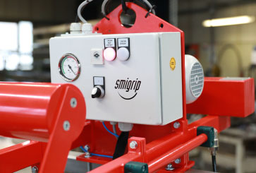 Sondervakuumtraverse für Betonsteine in Speditionsbehälter